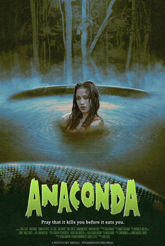 Anaconda boa snake - anaconda,